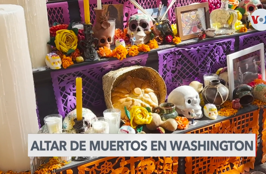 En Washington, México dedica a Chihuahua el Altar de Muertos