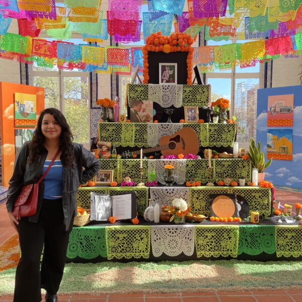 An altar to the sky, made by Mexican artist Paloma Vianey